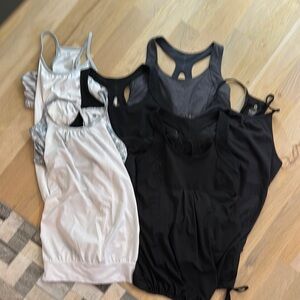 Old Navy Black and White Tank Tops